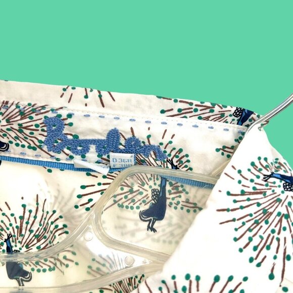 BODEN PEACOCK BUTTONDOWN LADIES SHIRT - 6R - Picture 5 of 7